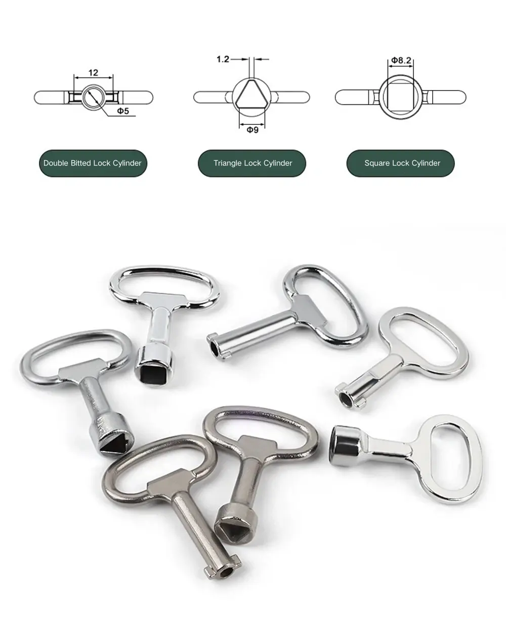 Aluminum Double Bit Key